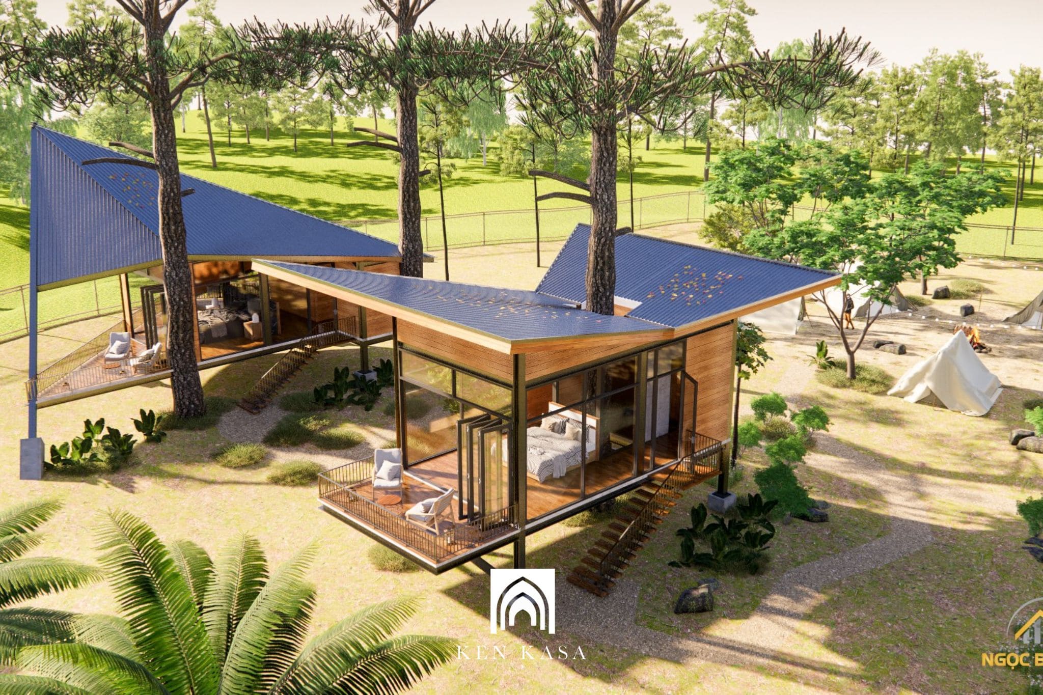 Tổng hợp c&aacute;c mẫu nh&agrave; lắp gh&eacute;p phổ biến